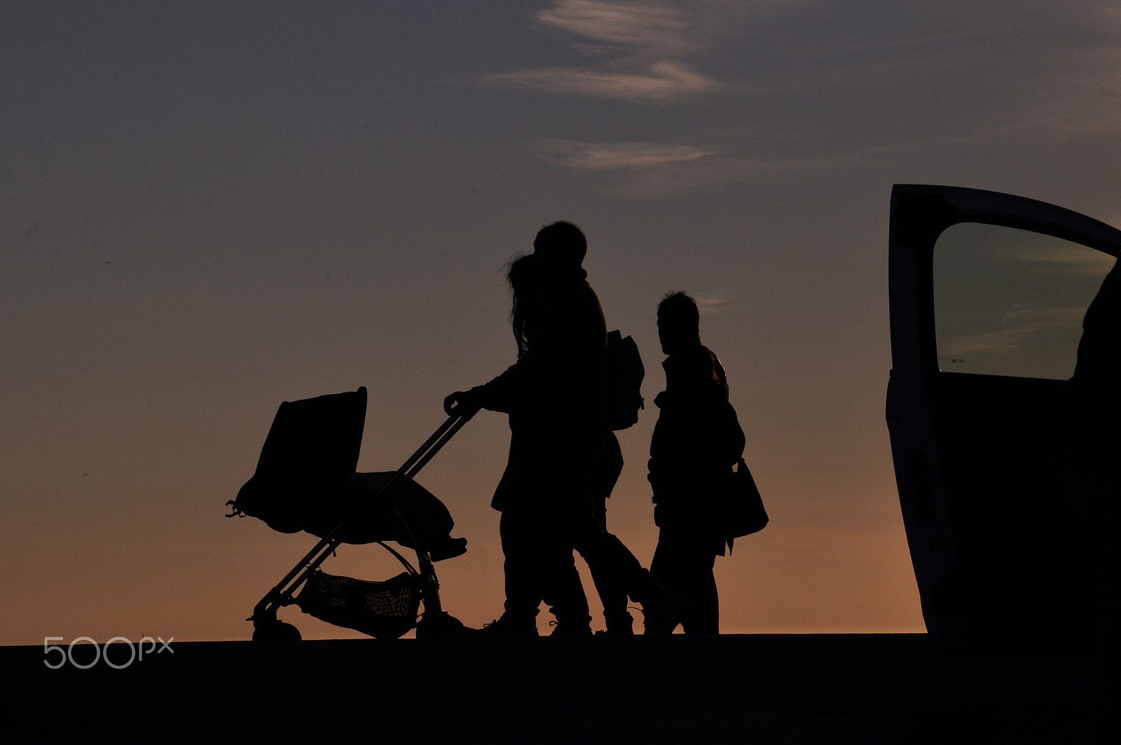 Nikon D90 sample photo. Silhuetas da tarde photography