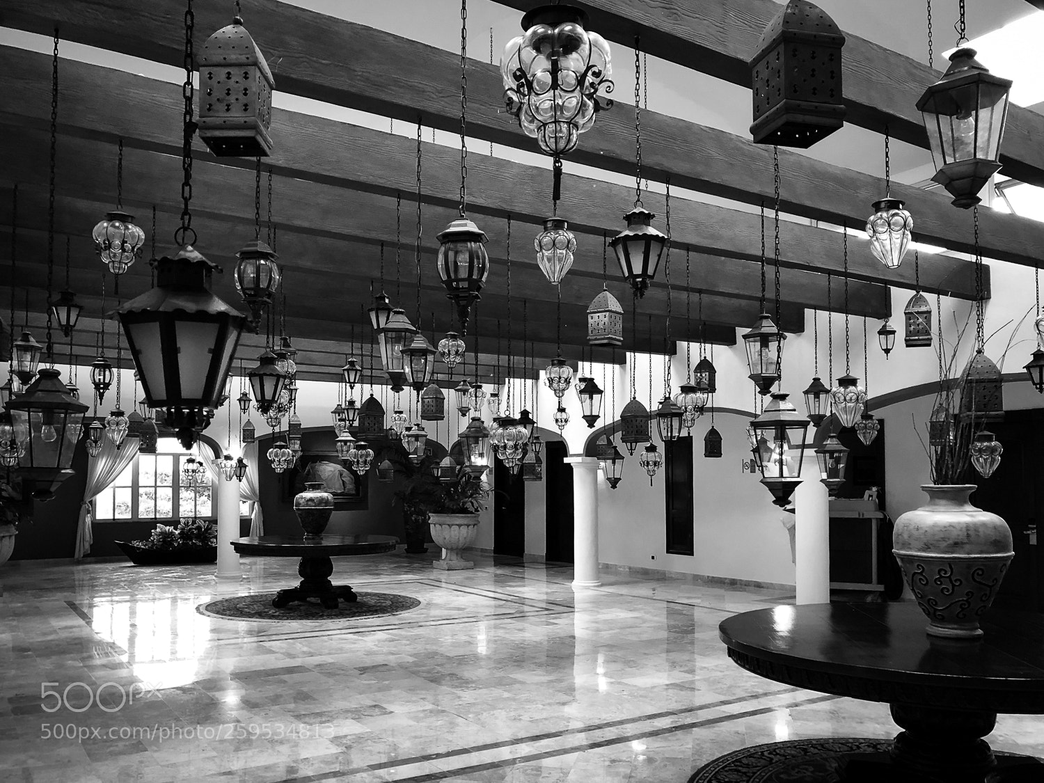 Apple iPhone 8 sample photo. Hanging lanterns photography