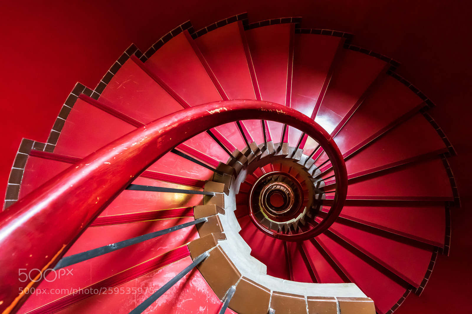 Sony a7 III sample photo. Spiral staircase photography