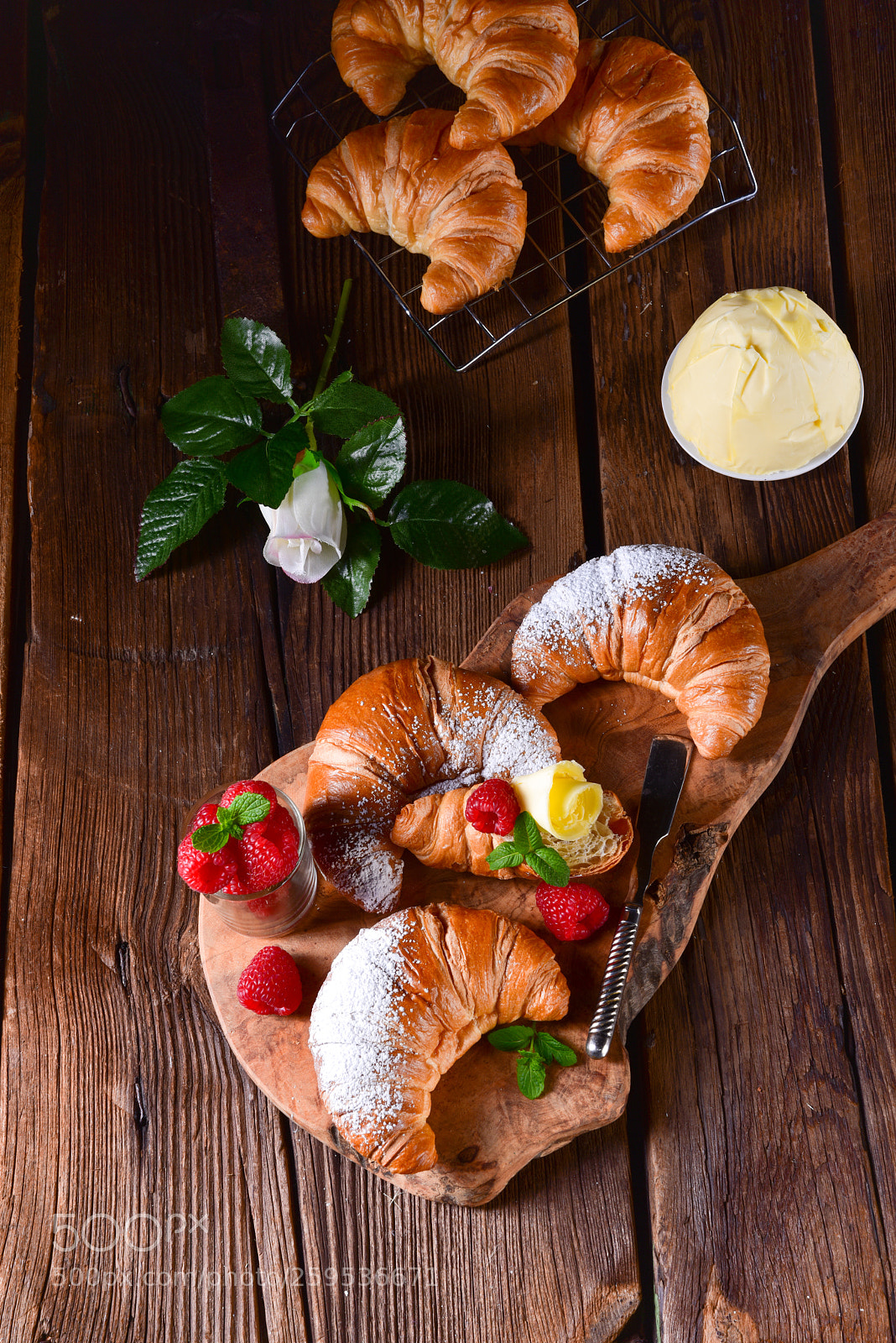 Nikon D810 sample photo. Original french buttercroissants photography