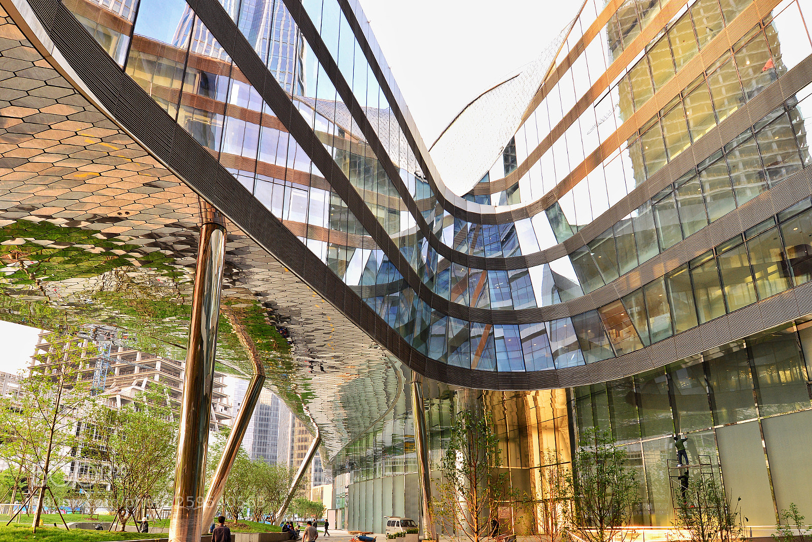 Nikon D610 sample photo. Raffles city hangzhou photography