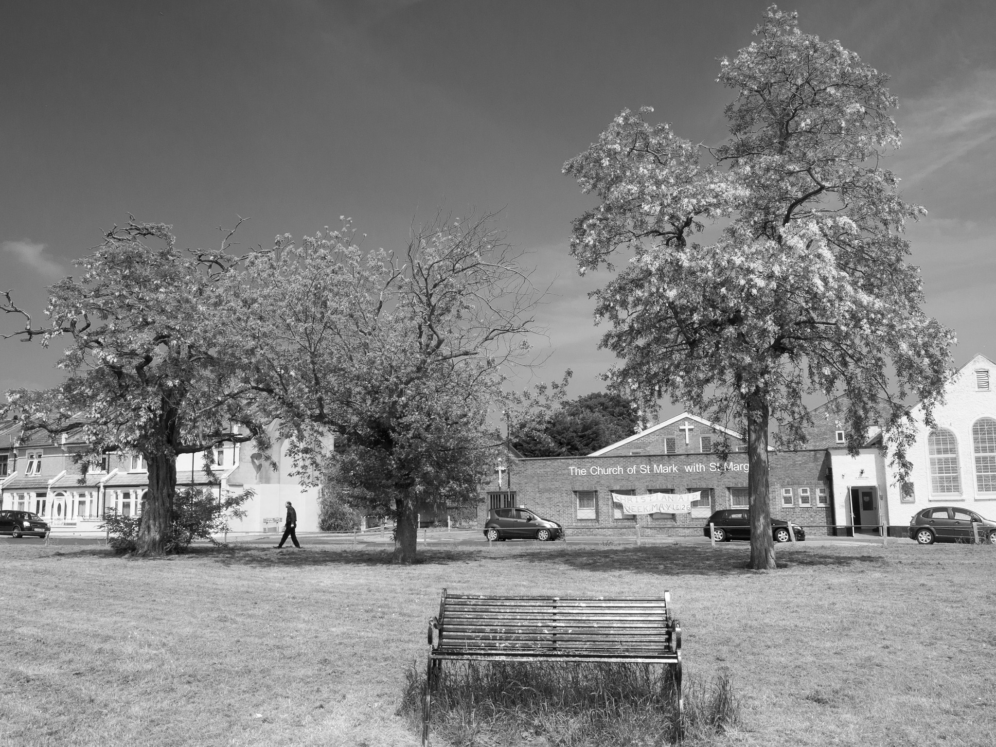 Panasonic Lumix DMC-G5 sample photo. Church by park photography