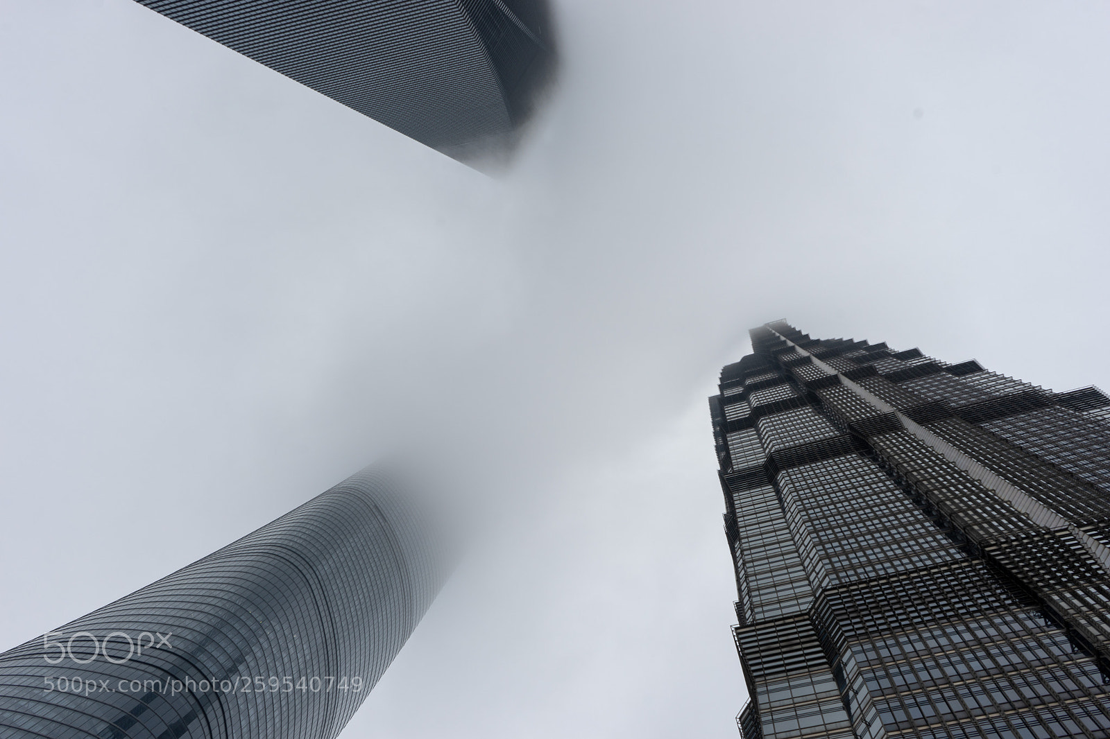 Sony a7 sample photo. Shanghai skyscrapers photography