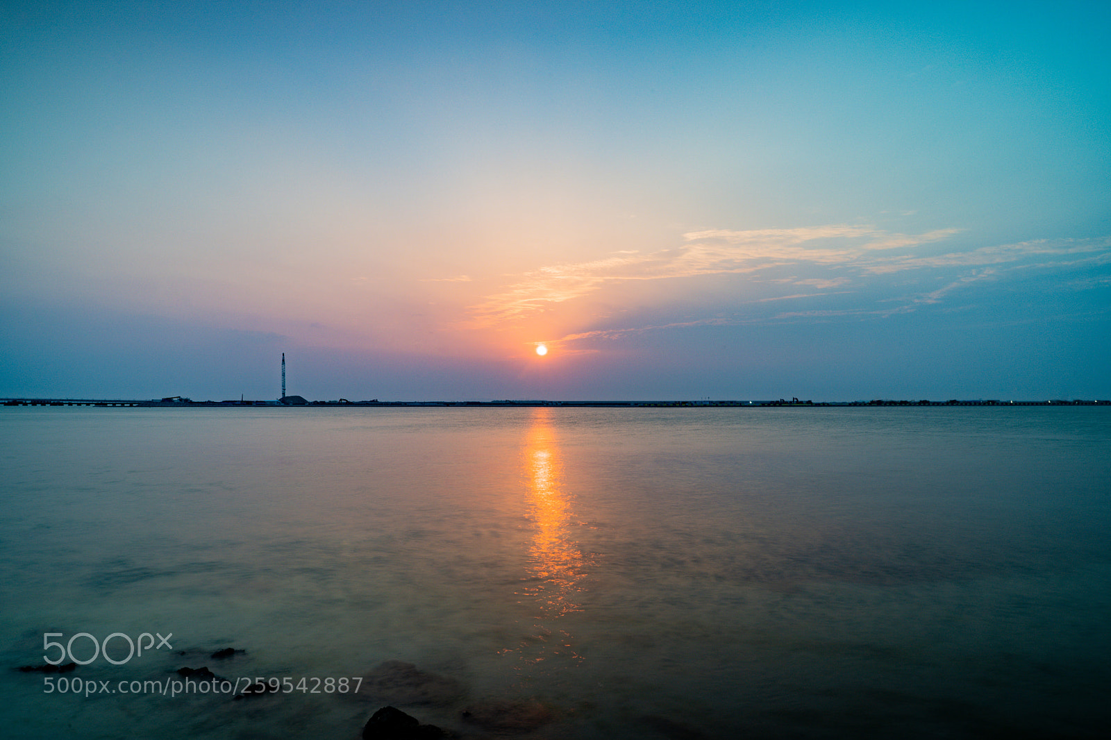 Sony a7 III sample photo. Sunset of senaga jima photography