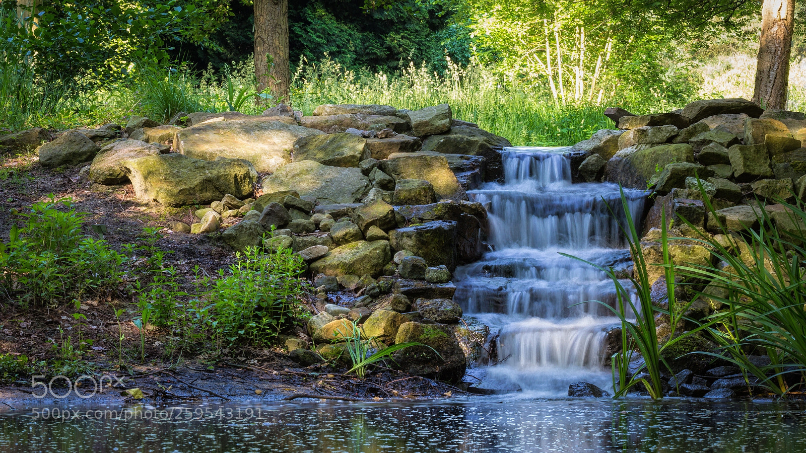 Canon EOS 60D sample photo. Little waterfall photography
