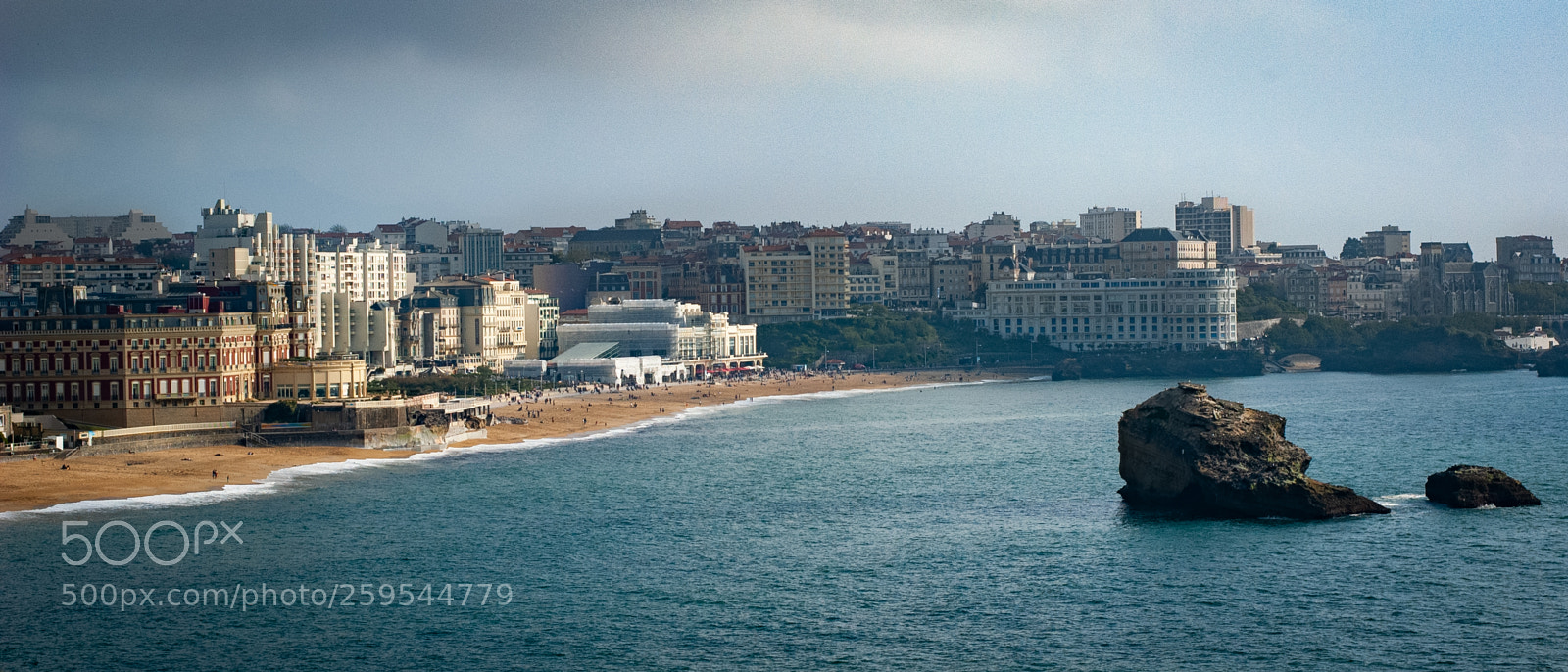 Nikon D70 sample photo. Biarritz - point de photography