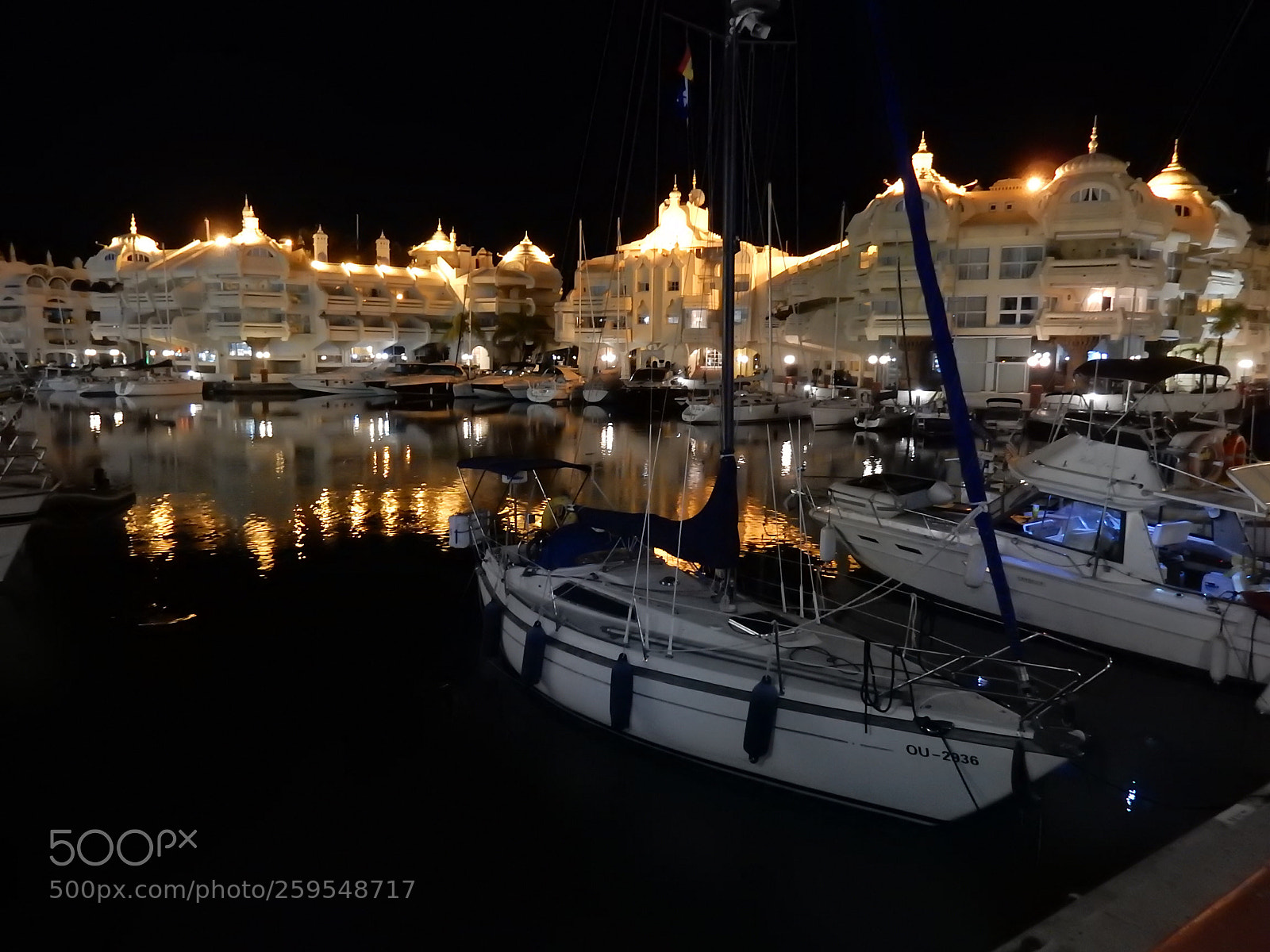 Nikon Coolpix S9900 sample photo. La marina la nuit photography