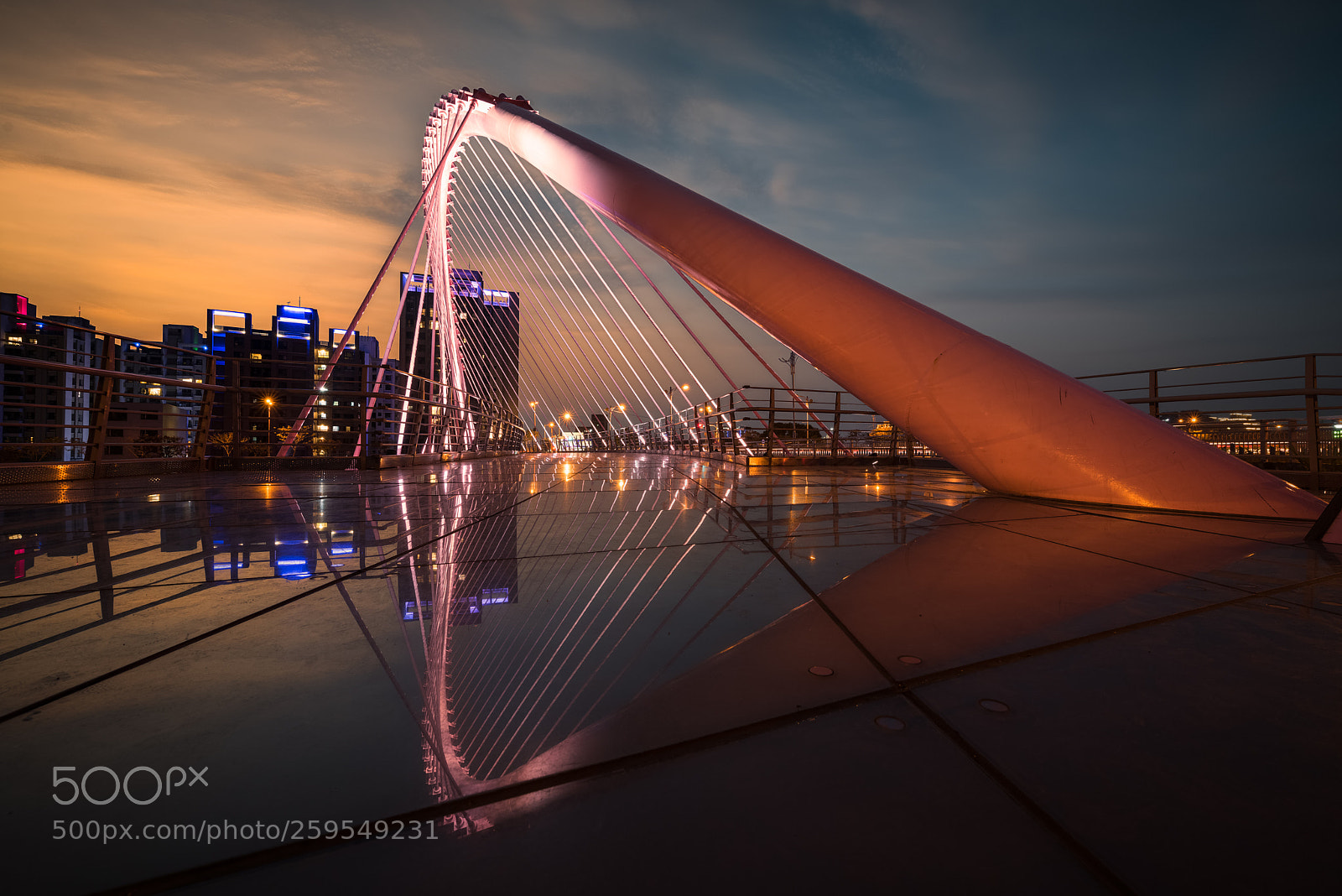 Nikon D810 sample photo. Sunset to blue hour photography