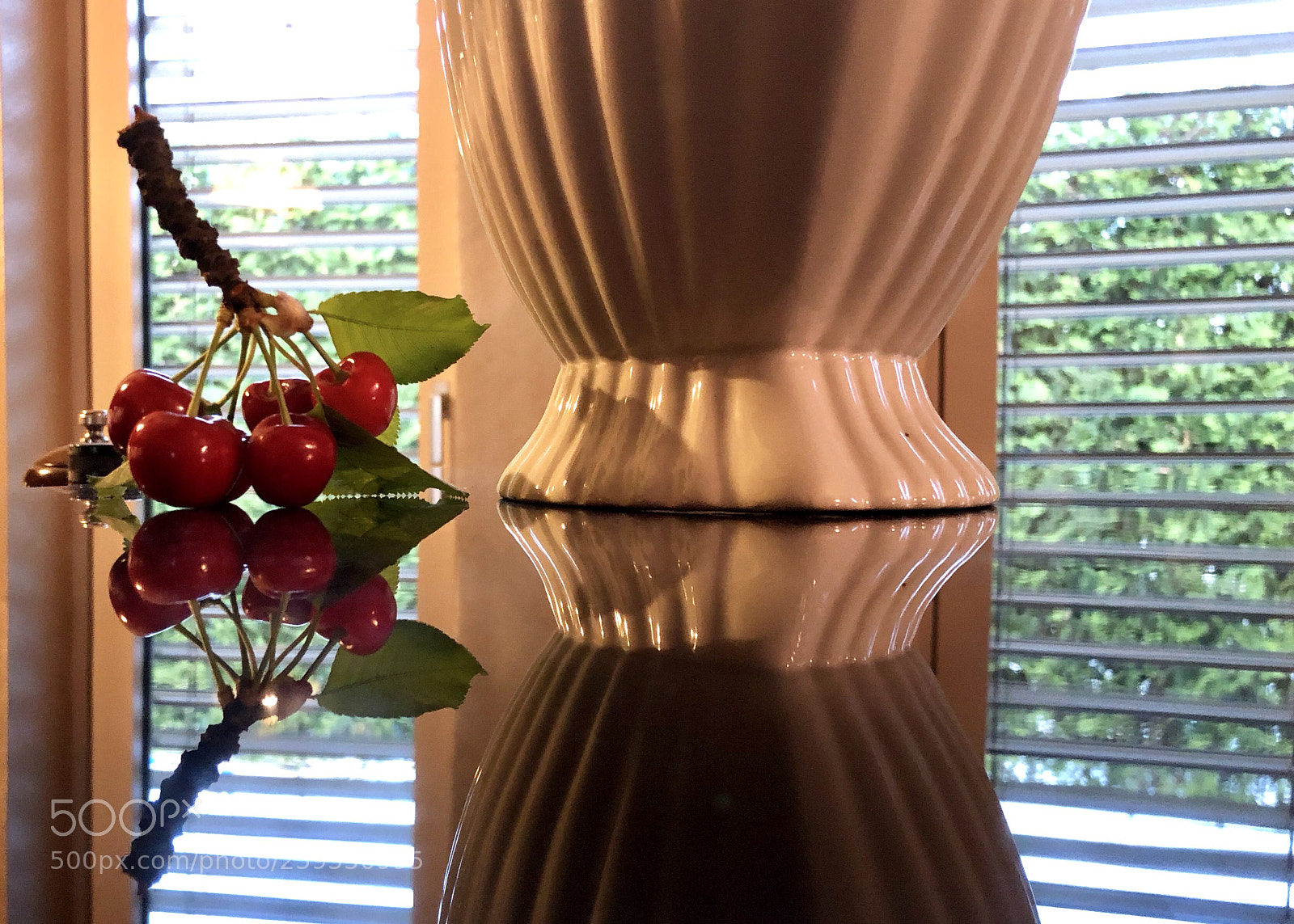 Apple iPhone X sample photo. Cherry reflections  photography