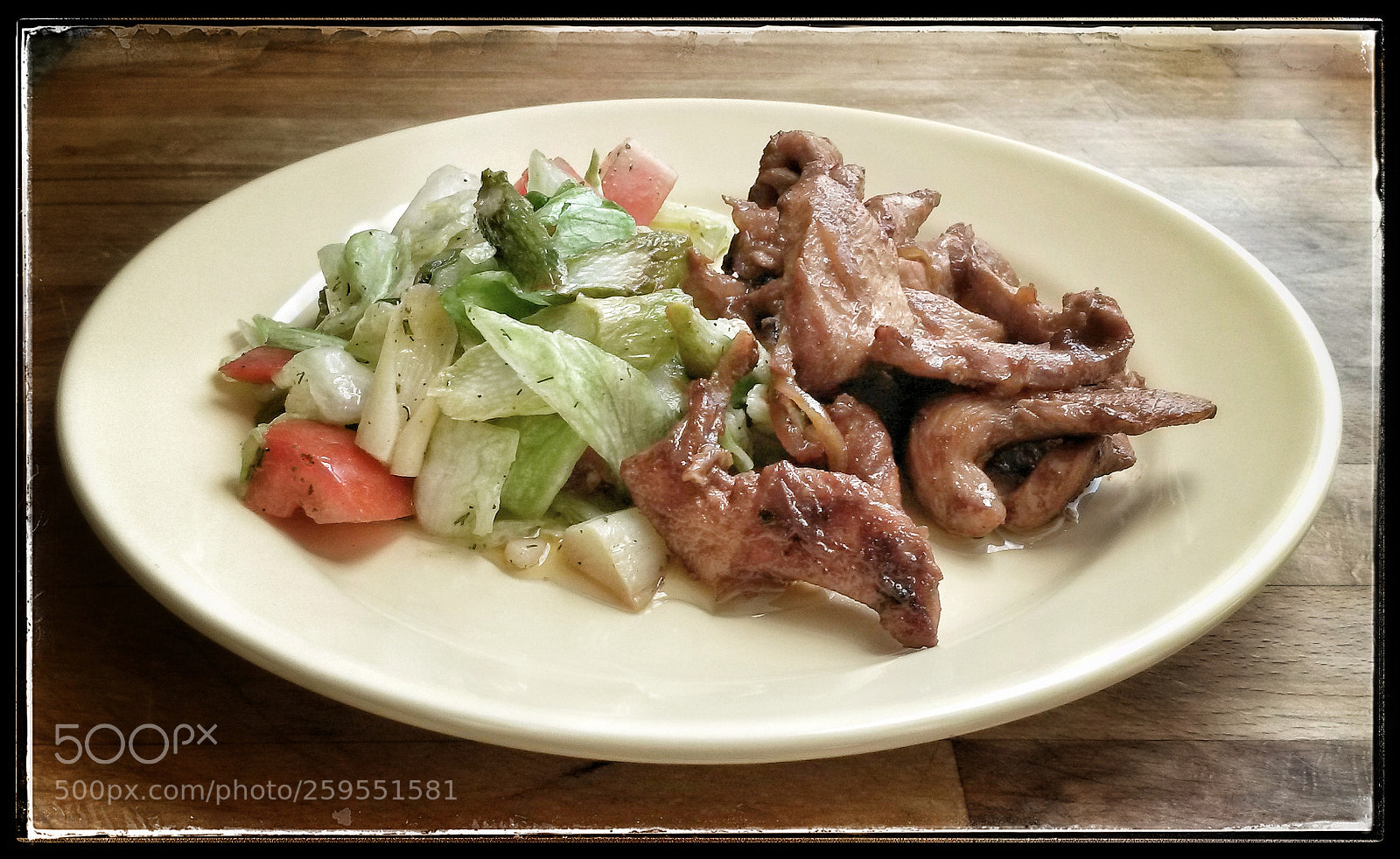 Samsung Galaxy S4 Mini sample photo. Gartensalat h hnerbrustfilet nach photography