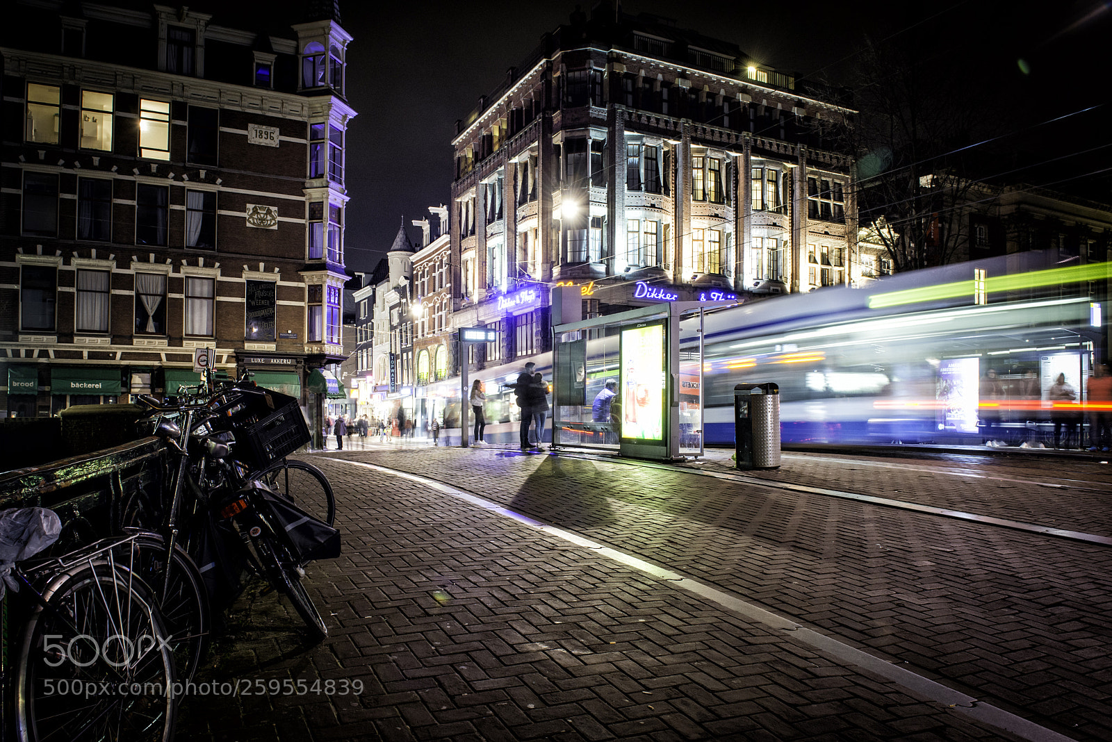 Nikon D610 sample photo. Amsterdam tram photography