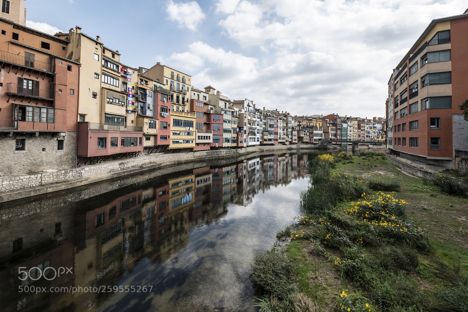 Nikon D750 sample photo. Girona water front photography
