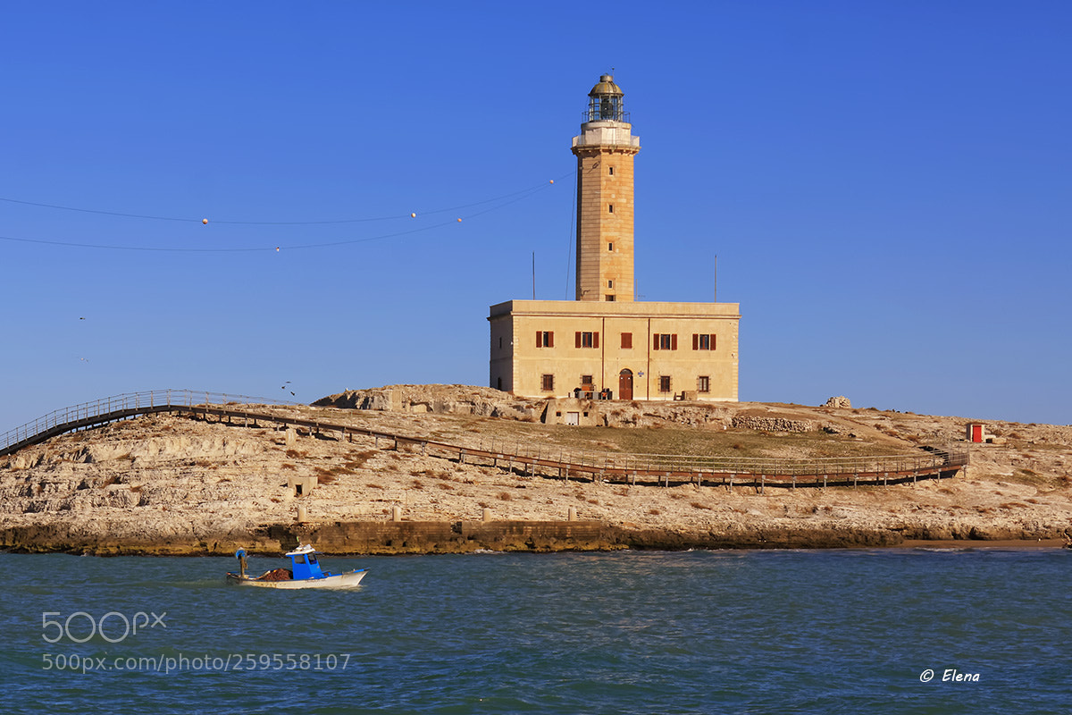 Canon EOS 50D sample photo. Vieste the lighthouse photography
