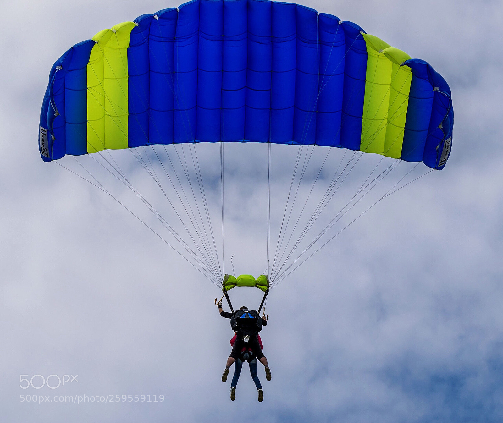 Nikon D5300 sample photo. Landing parachute photography