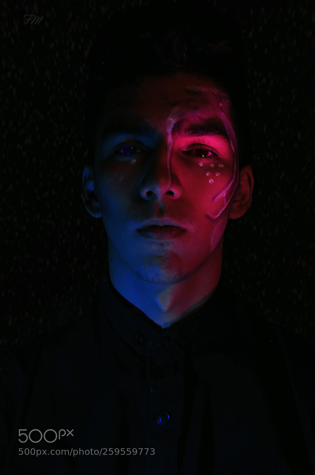 Nikon D5000 sample photo. Red and blue photography