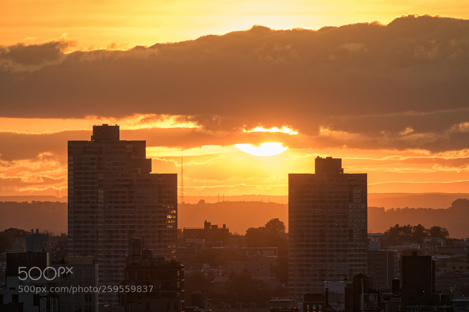 Nikon D850 sample photo. Galaxy towers sunset photography