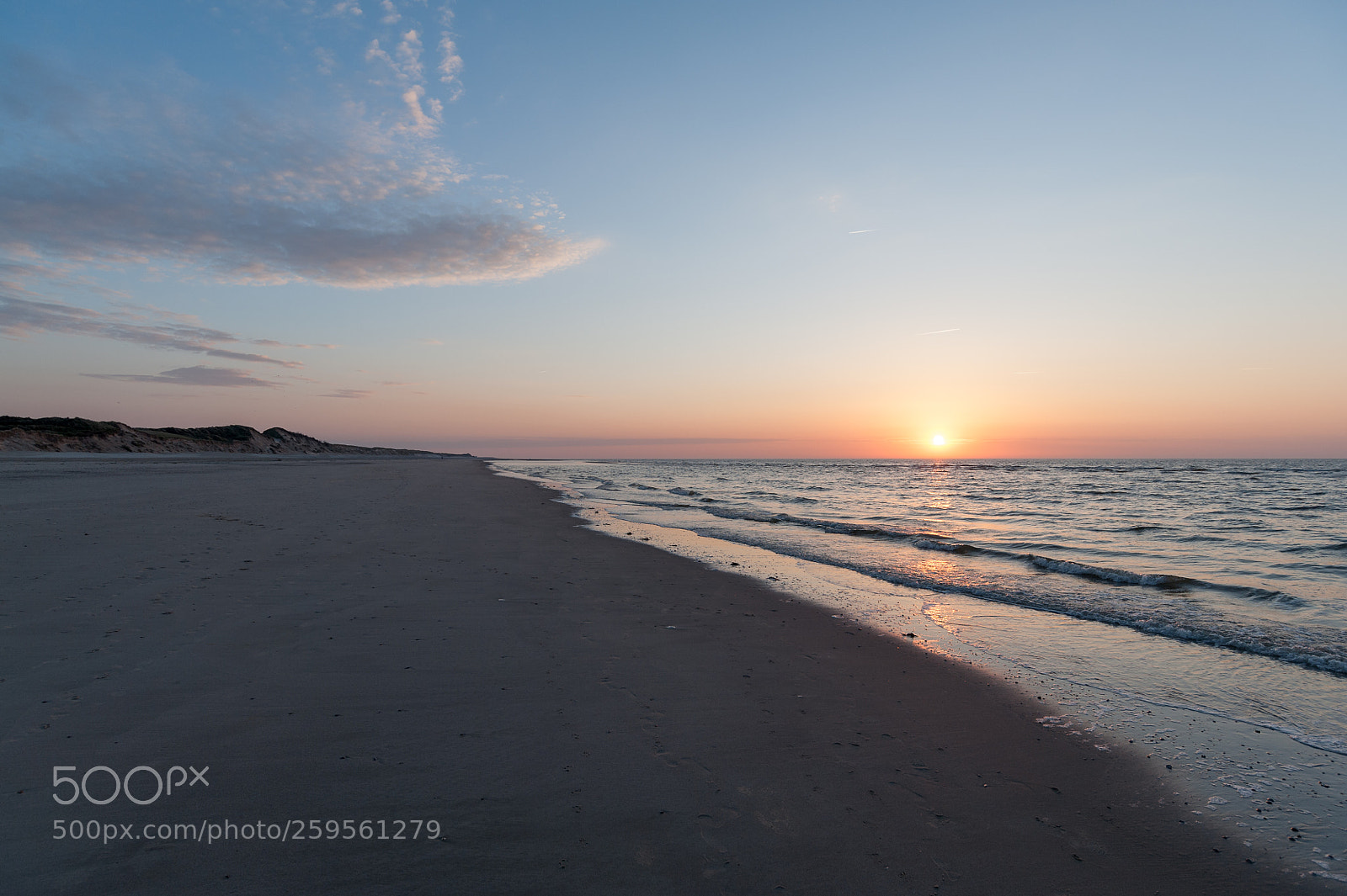 Nikon D700 sample photo. Evening on langeoog photography