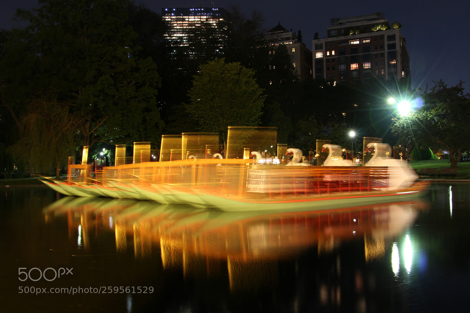 Canon EOS 700D (EOS Rebel T5i / EOS Kiss X7i) sample photo. Swan boats at night  photography
