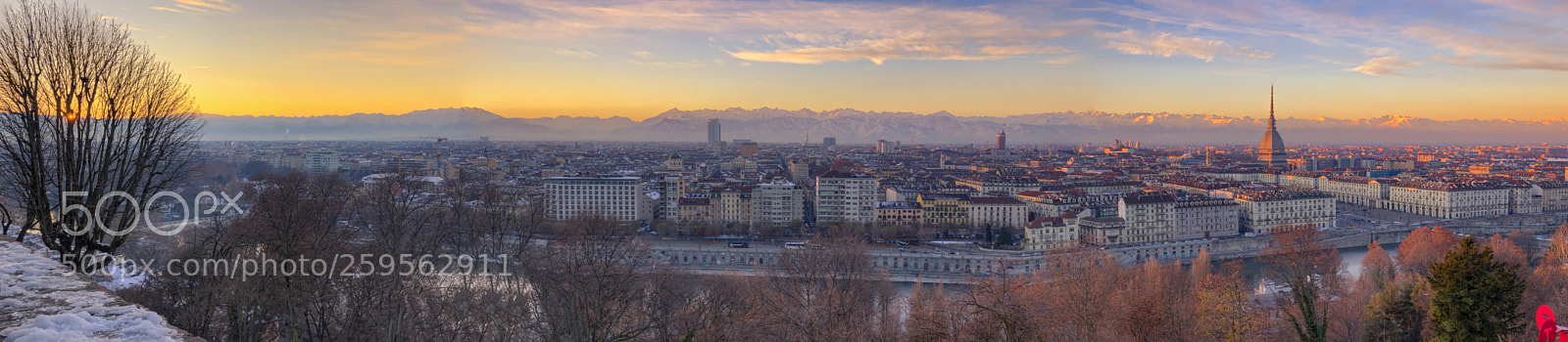 Canon EOS 80D sample photo. Panoramic of sunset over photography