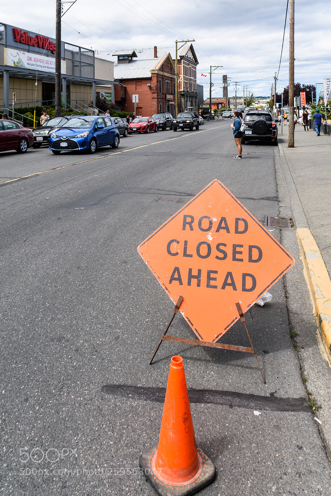 Nikon D7200 sample photo. Road closed ahead photography