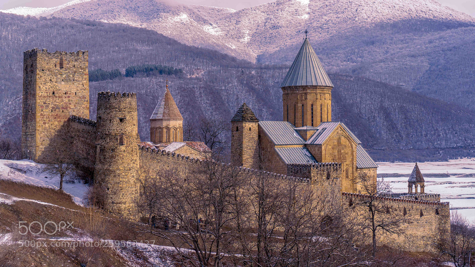Sony a6000 sample photo. Ananuri fortress photography