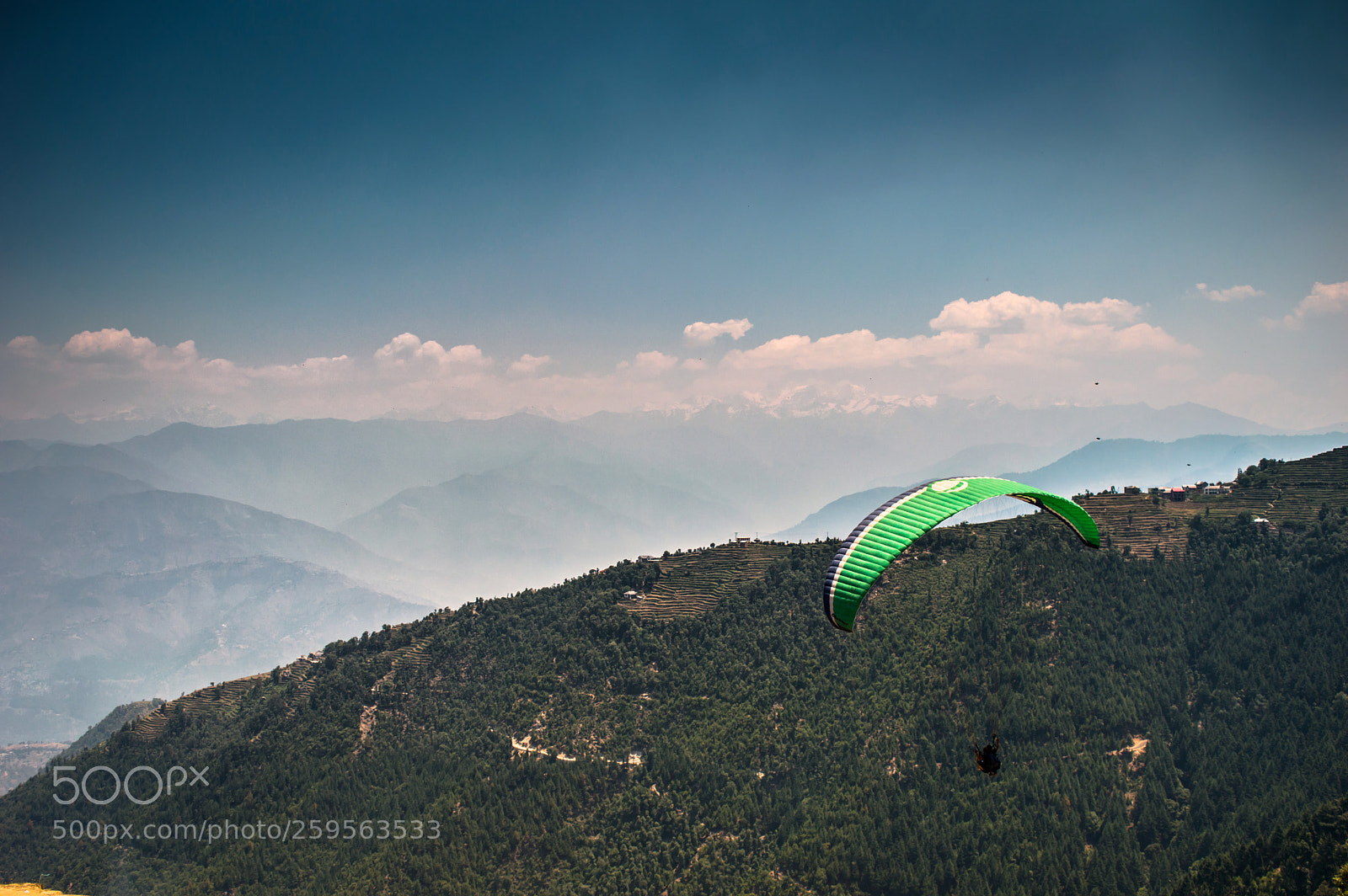 Nikon D3200 sample photo. Paragliding photography