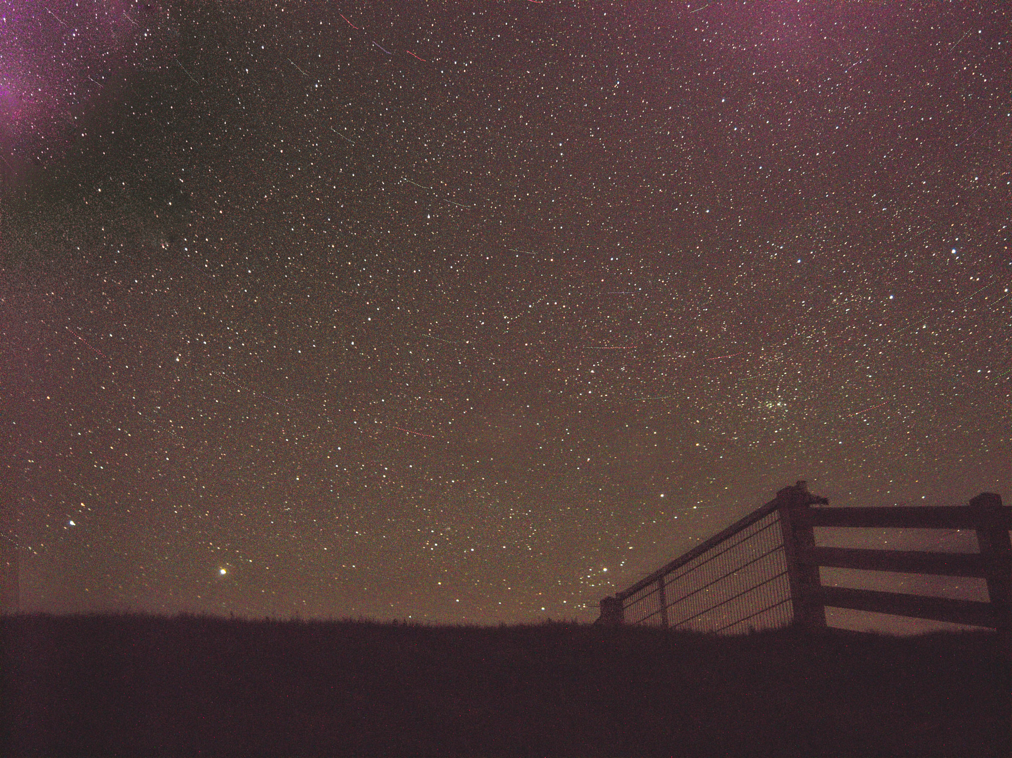 Canon PowerShot A800 sample photo. Stars above the dyke photography