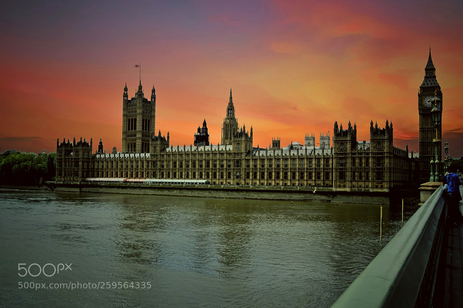 Nikon D3100 sample photo. Sunset in london. photography