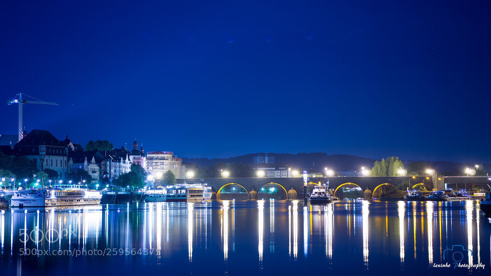 Sony a6000 sample photo. Koblenz at night photography