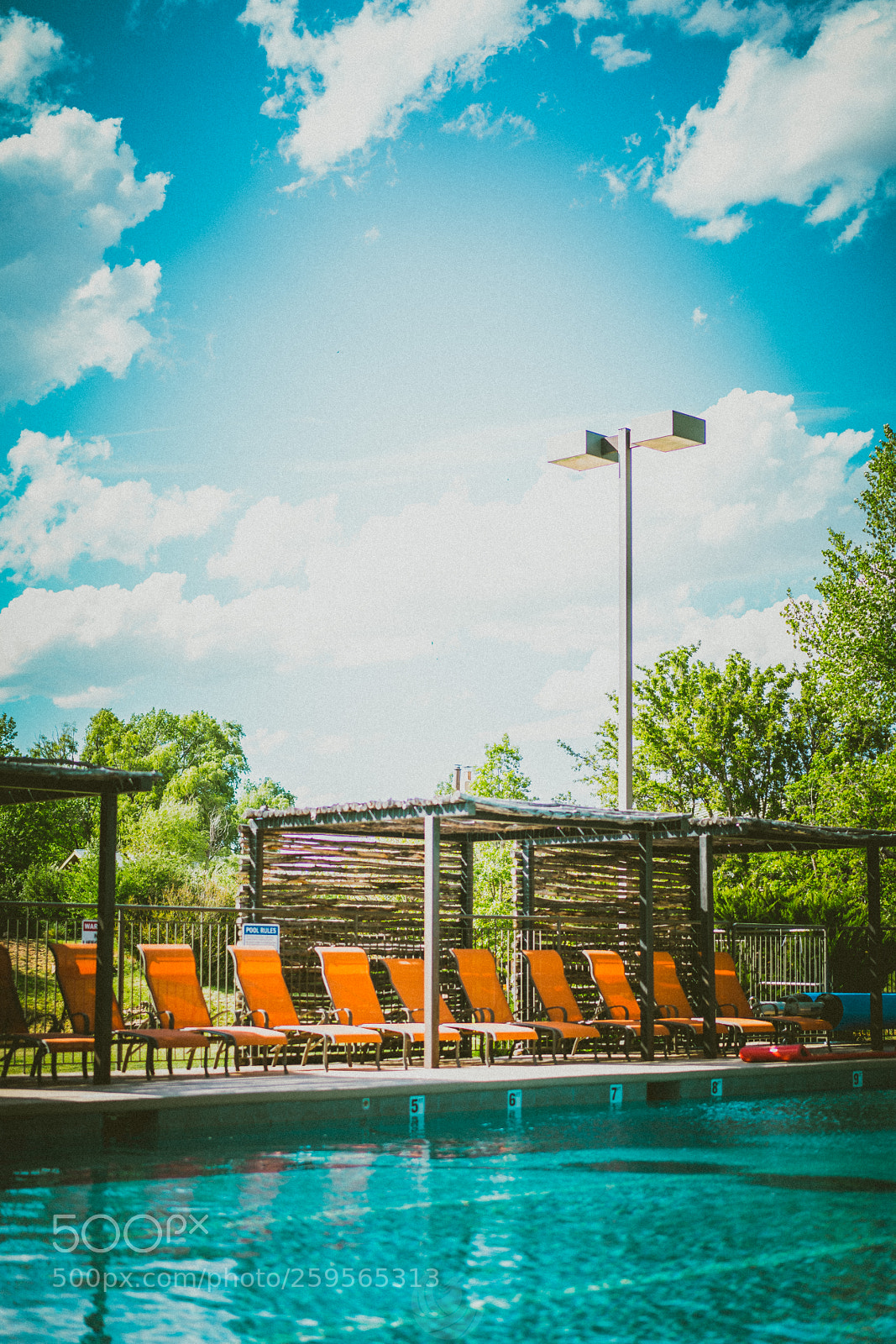 Sony a7R II sample photo. Pool mood photography