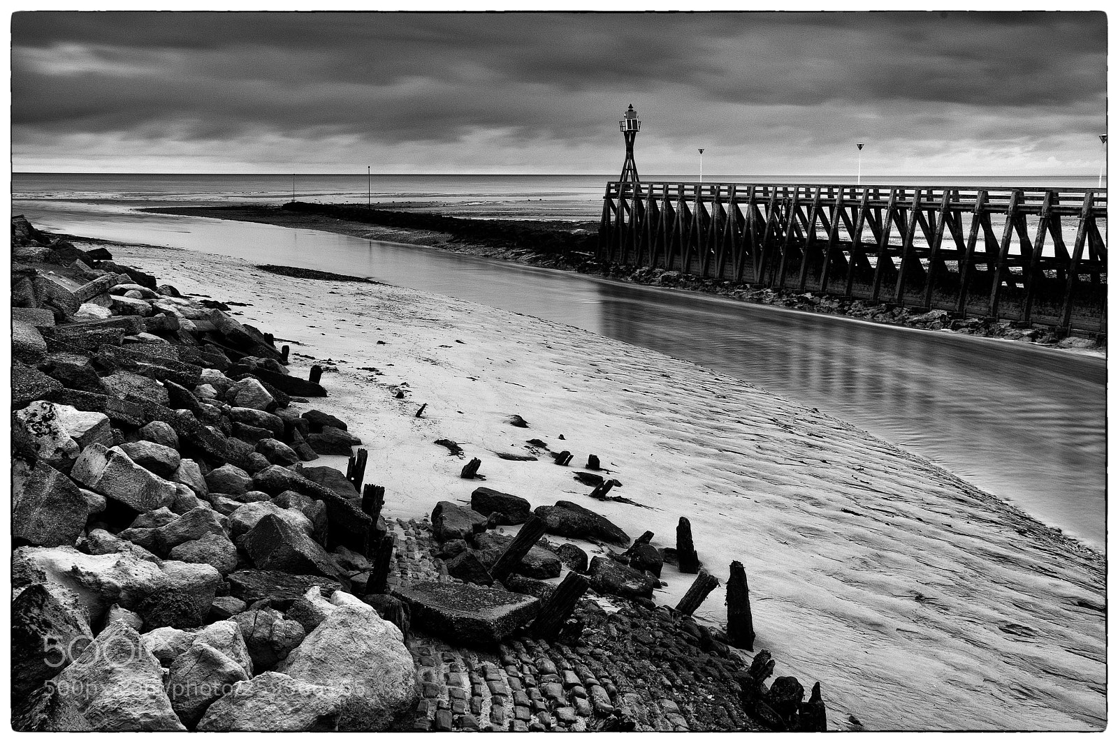 Pentax K-3 II sample photo. Jetée de courseulles photography