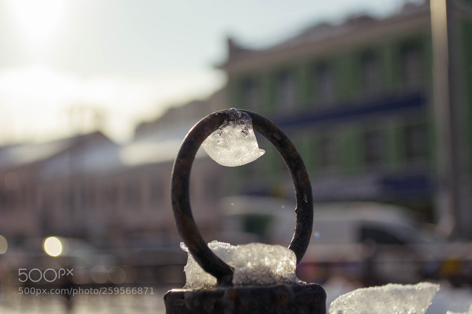 Nikon D3100 sample photo. Ice ring photography