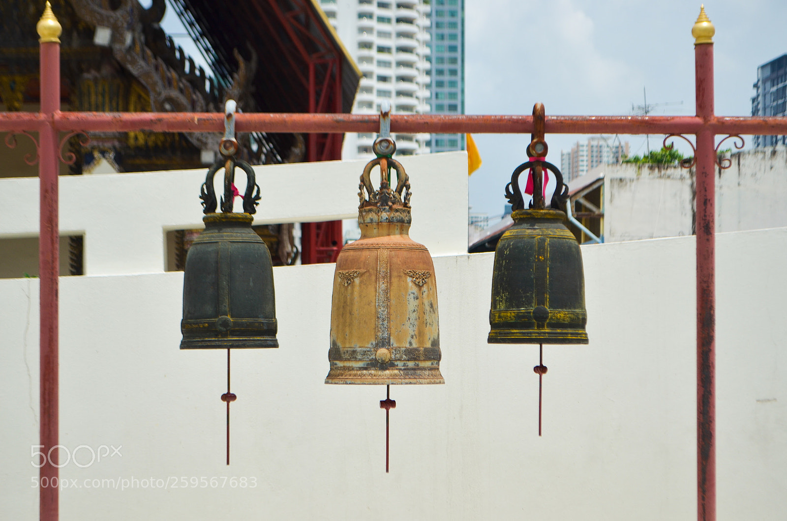 Nikon D5100 sample photo. Bangkok bells photography