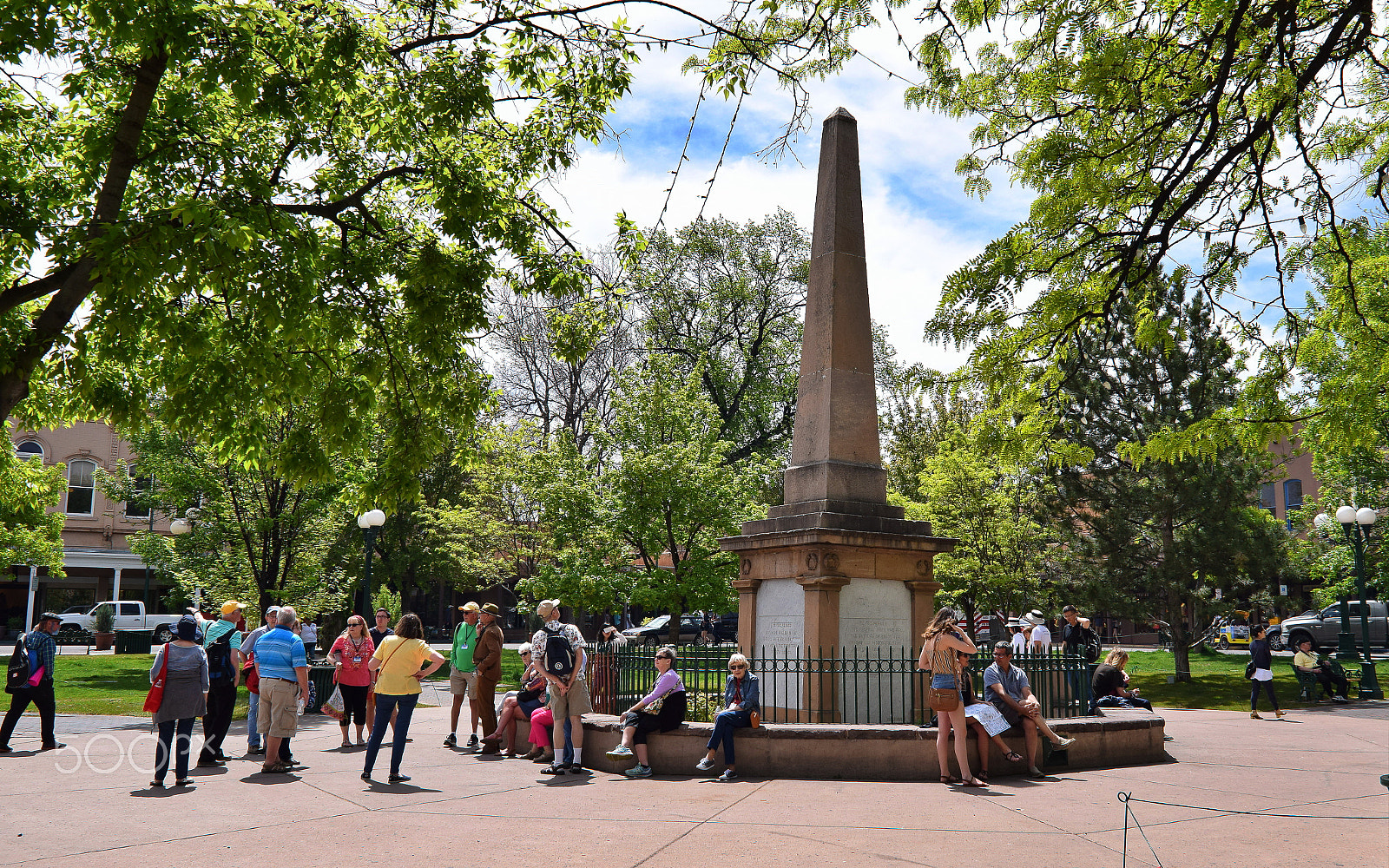 Nikon D5300 sample photo. Santa fe plaza travelers photography