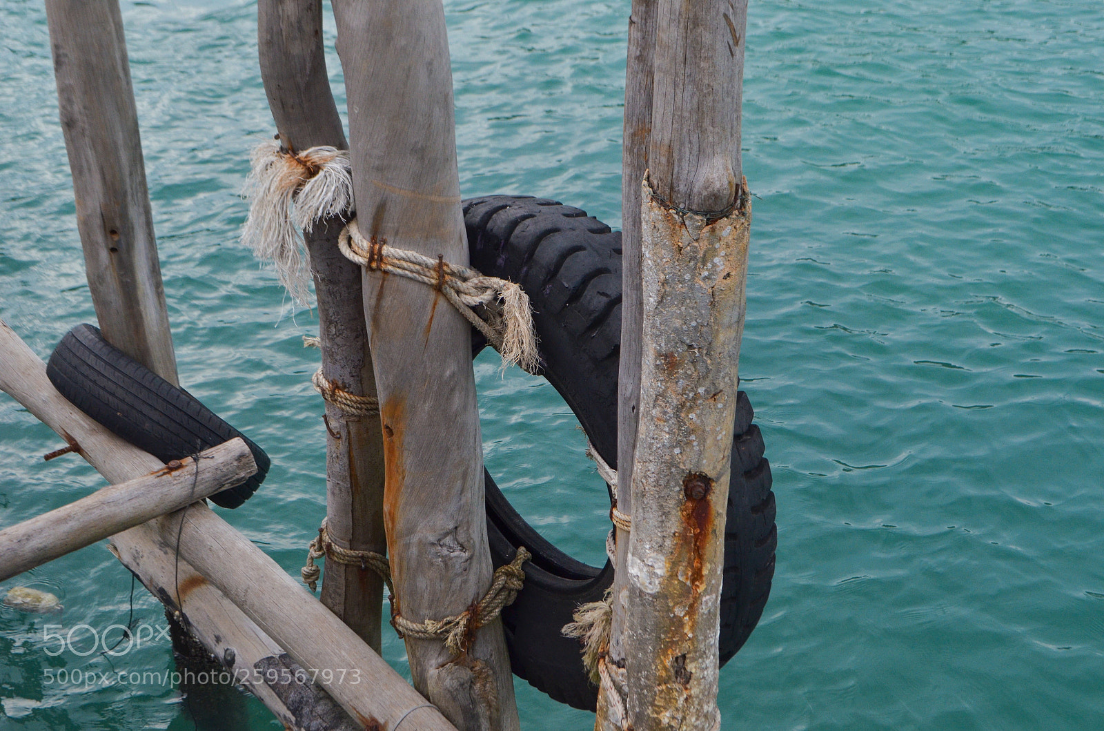 Nikon D5100 sample photo. Tire buoy photography