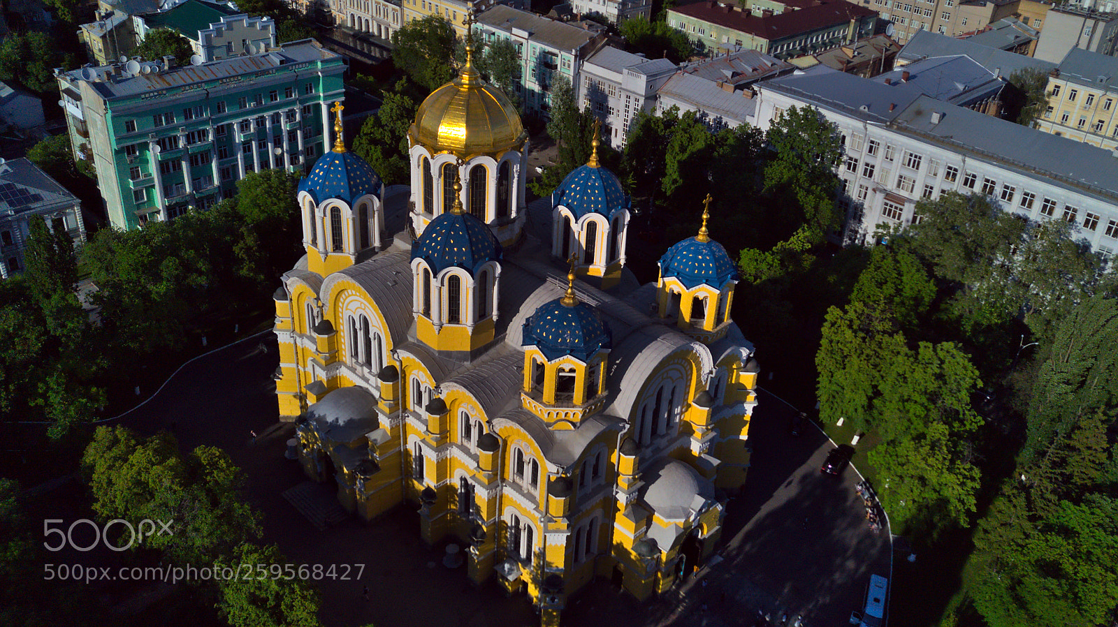 DJI FC220 sample photo. St. volodymyr cathedral photography