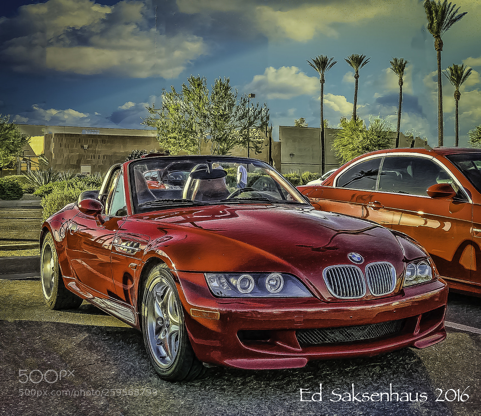 Panasonic Lumix DMC-FZ1000 sample photo. Red bmw at the photography