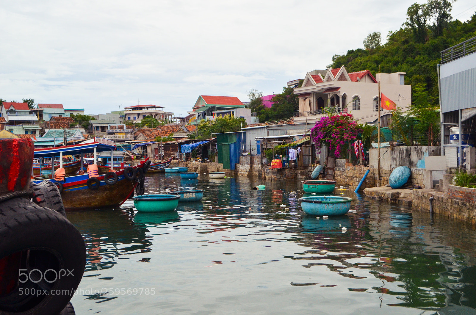 Nikon D5100 sample photo. Fishing village photography