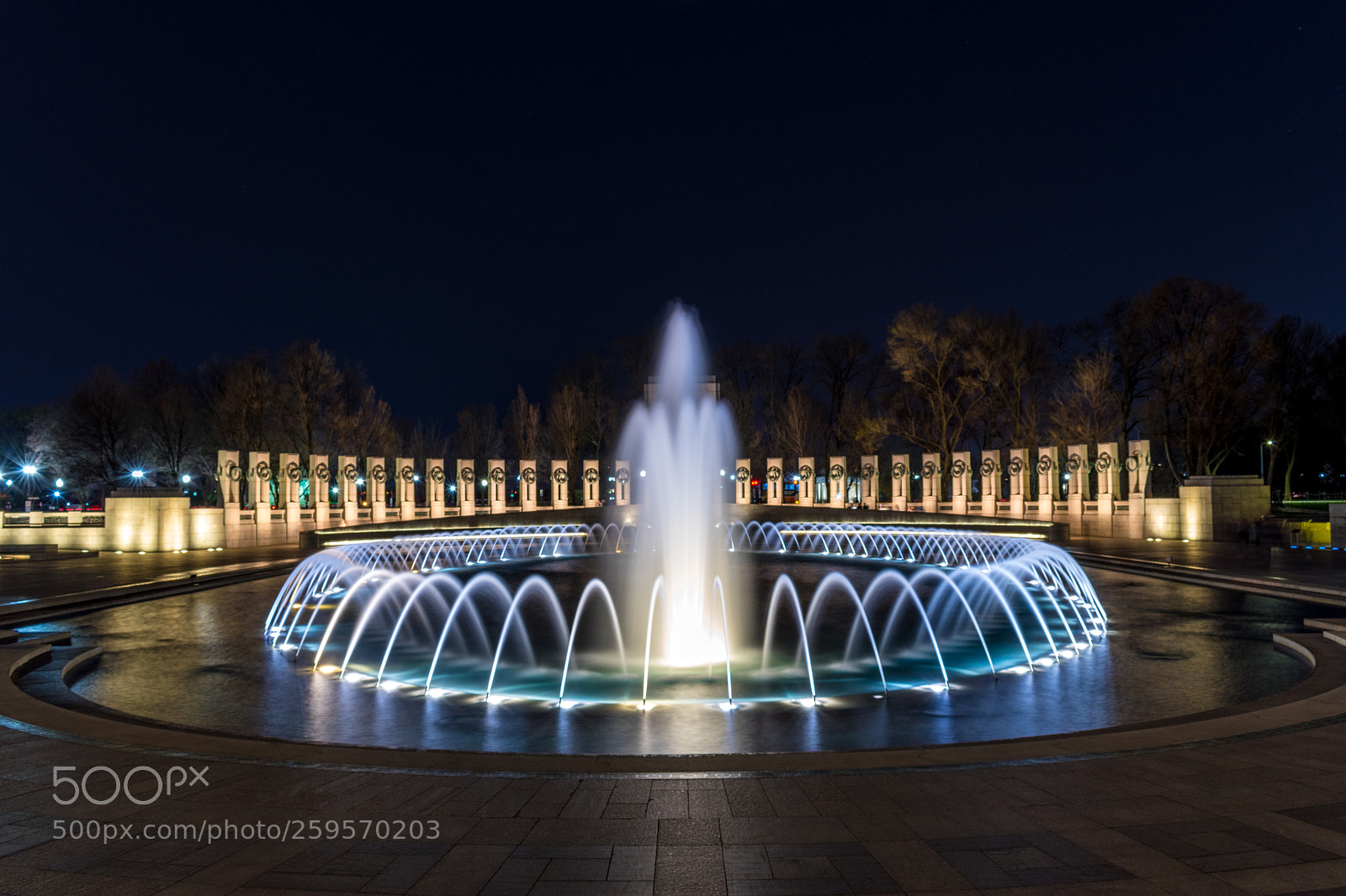 Nikon D5600 sample photo. World war ii memorial photography