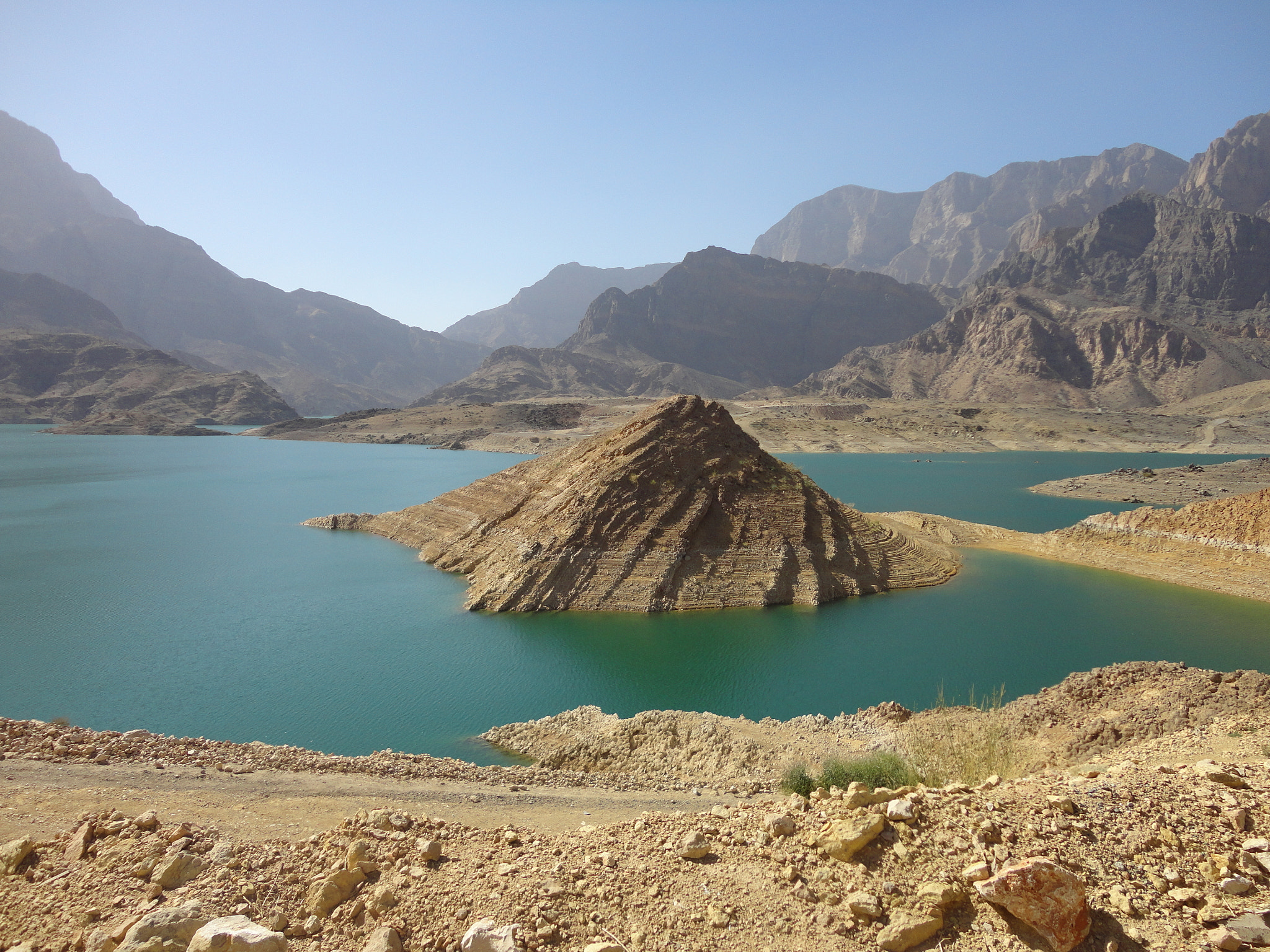 Sony Cyber-shot DSC-W570 sample photo. The dam in oman photography