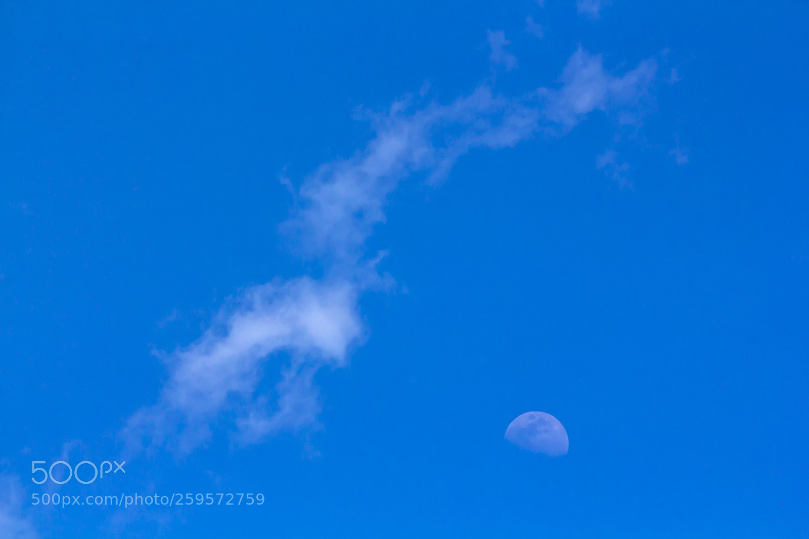 Canon EOS 60D sample photo. Moon sky and clouds photography
