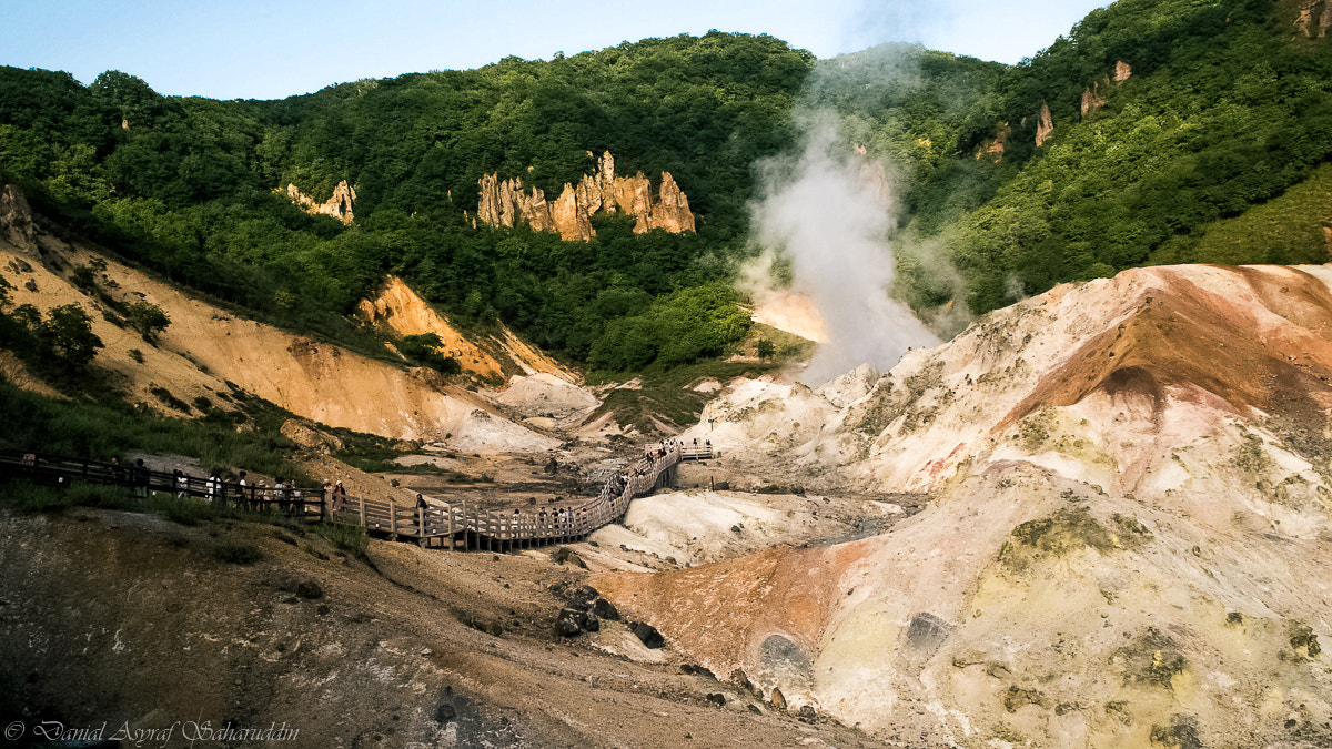 Olympus PEN E-PL7 sample photo. Jigokudani (hell valley) photography