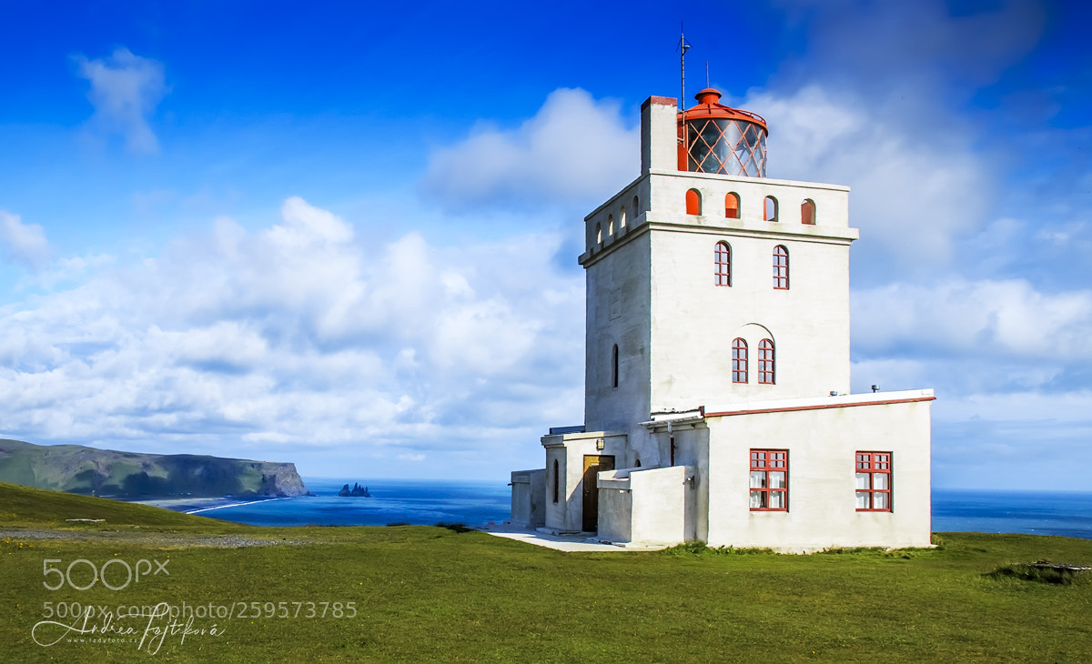 Canon EOS 70D sample photo. Lighthouse dýrholáey photography