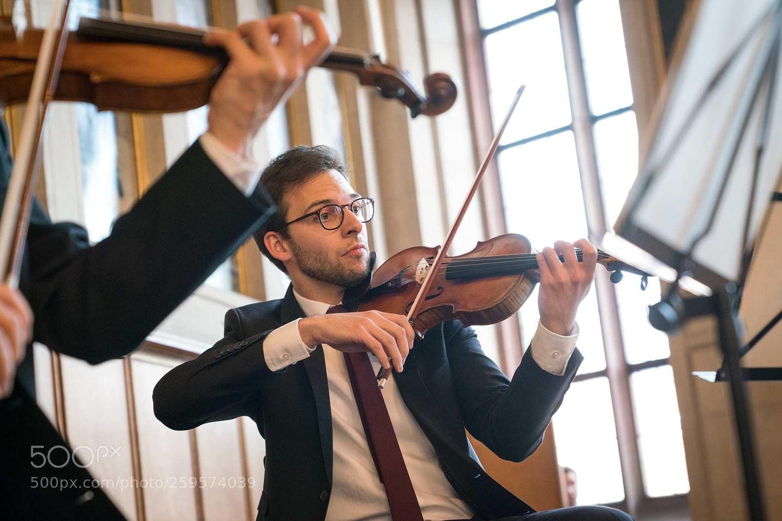 Sony a7R III sample photo. Violinist photography