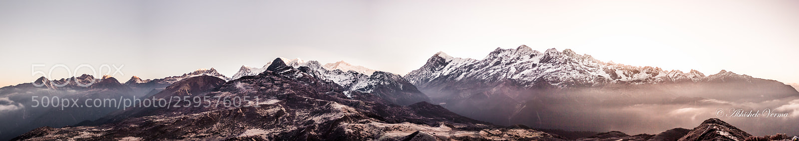 Canon EOS 550D (EOS Rebel T2i / EOS Kiss X4) sample photo. Lighting up the himalayas photography