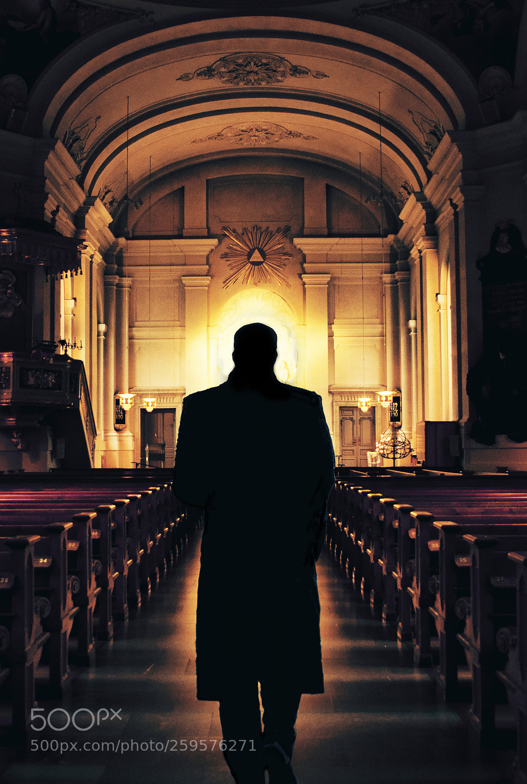 Nikon D5000 sample photo. Church photography
