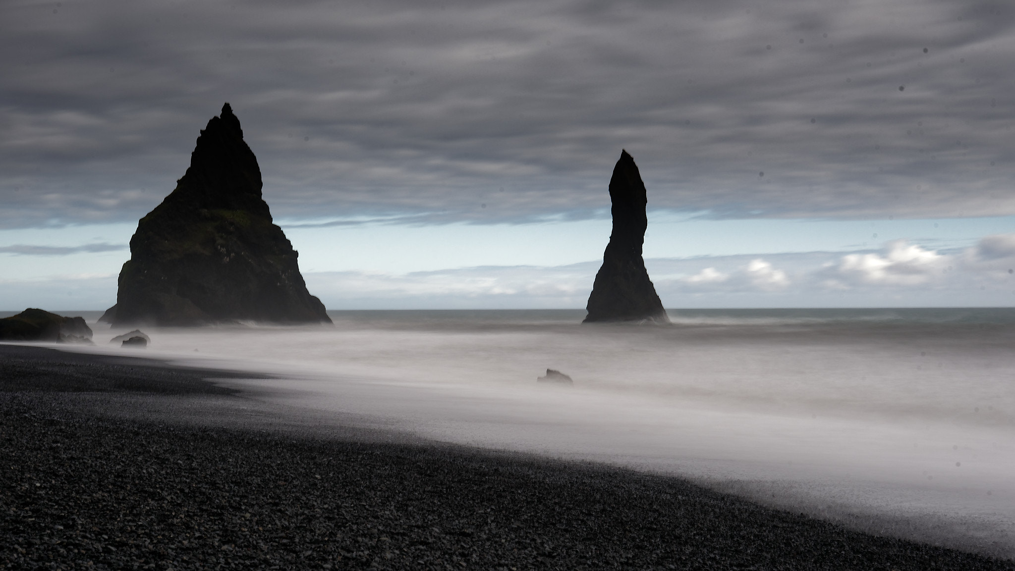 Nikon AF-S Nikkor 24-70mm F2.8G ED sample photo. Reynisfjara black sand beach photography