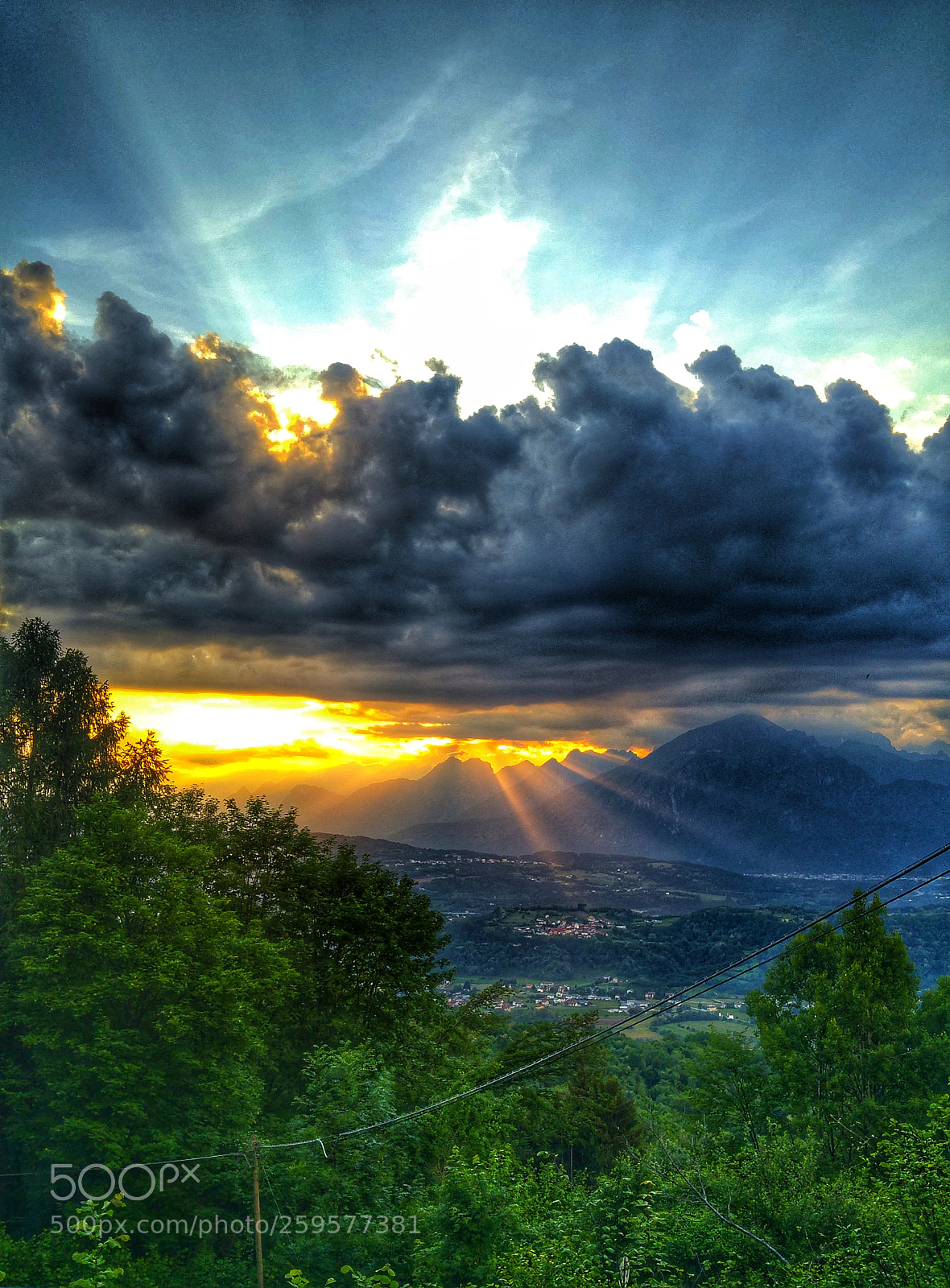LG G4 sample photo. Sunset on prealpi venete photography