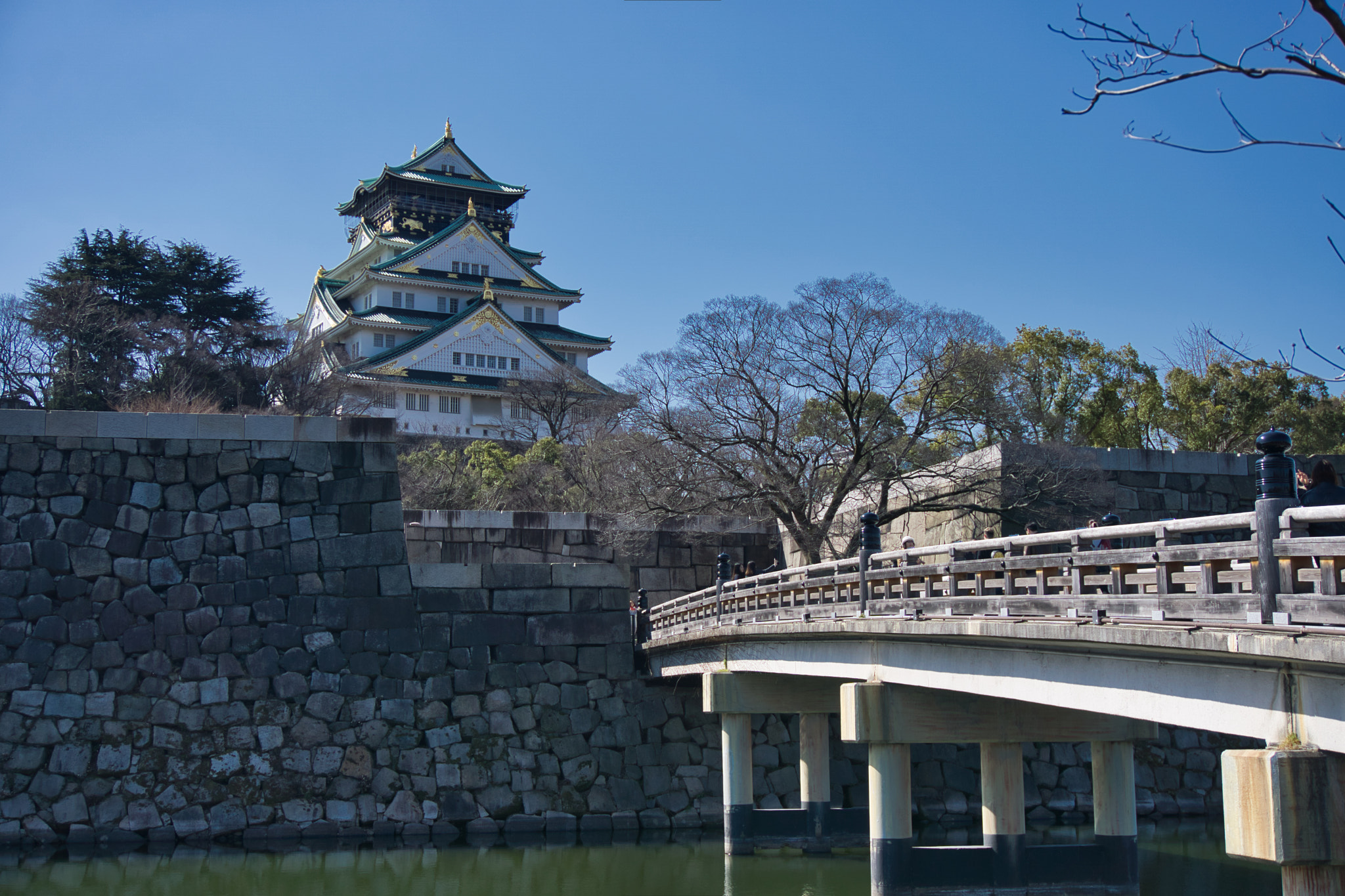 Sony a6000 sample photo. Osaka castle photography