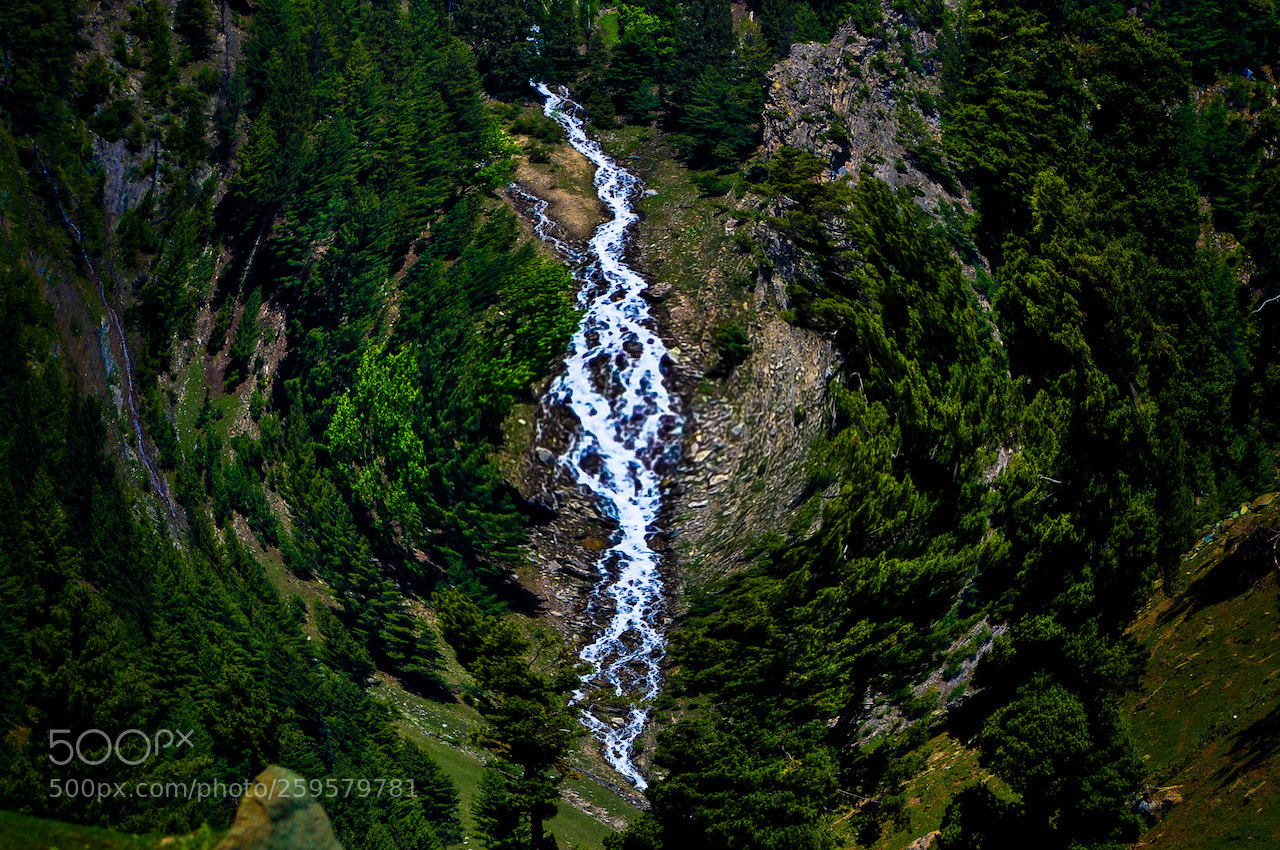 Nikon D90 sample photo. Glacial stream photography